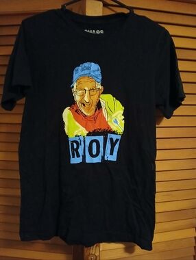 Men's Black Roy Graphic Short Sleeve Tee